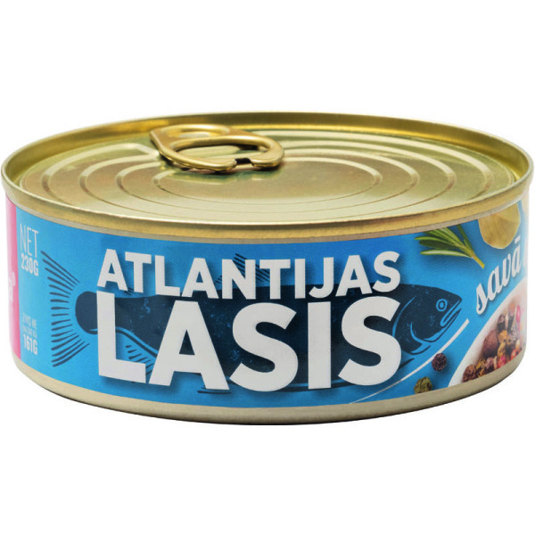BANGA Atlantijas lasis savā sulā (48x230g)